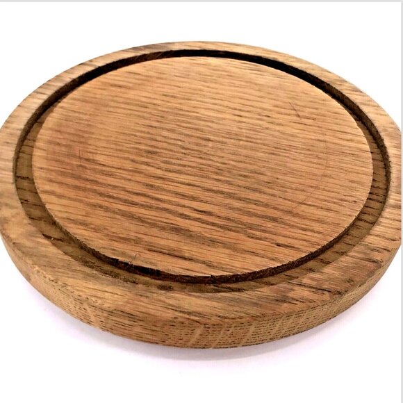 Vintage Wood Glass Cheese Cupcake Display Dome - Picture 5 of 9